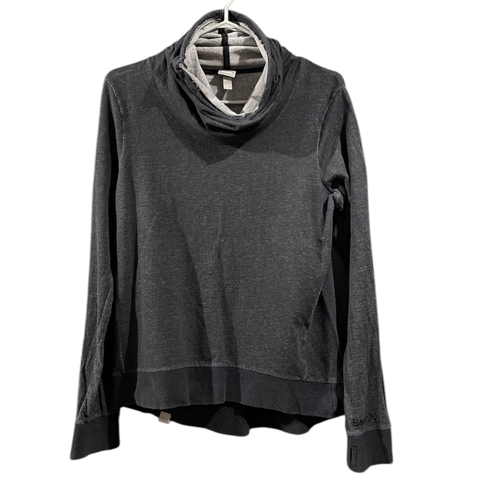 Gray size Large Bench adjustable scoop neck sweater.
